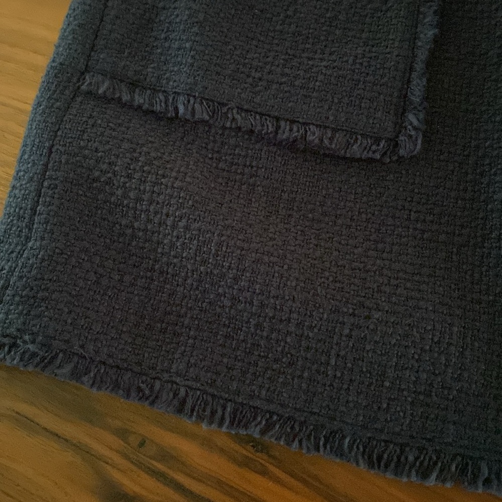 Cinq A Sept, 10, navy Jaycie tweed mini skirt, NWT!  All weather closet staple!! - Picture 4 of 6